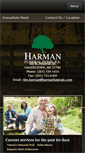 Mobile Screenshot of harmanfunerals.com